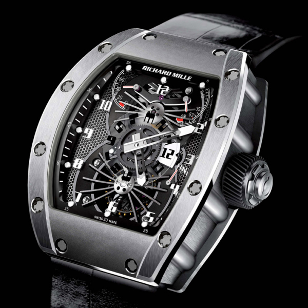 RICHARD MILLE RM 022 TOURBILLON AERODYNE DUAL TIME ZONE Replica Watch Ti 522.45.91